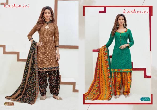 Ganesha Kashmiri 8  Latest Fancy Regular Wear Pure Cotton Designers Punjabi Dress Material Collection 